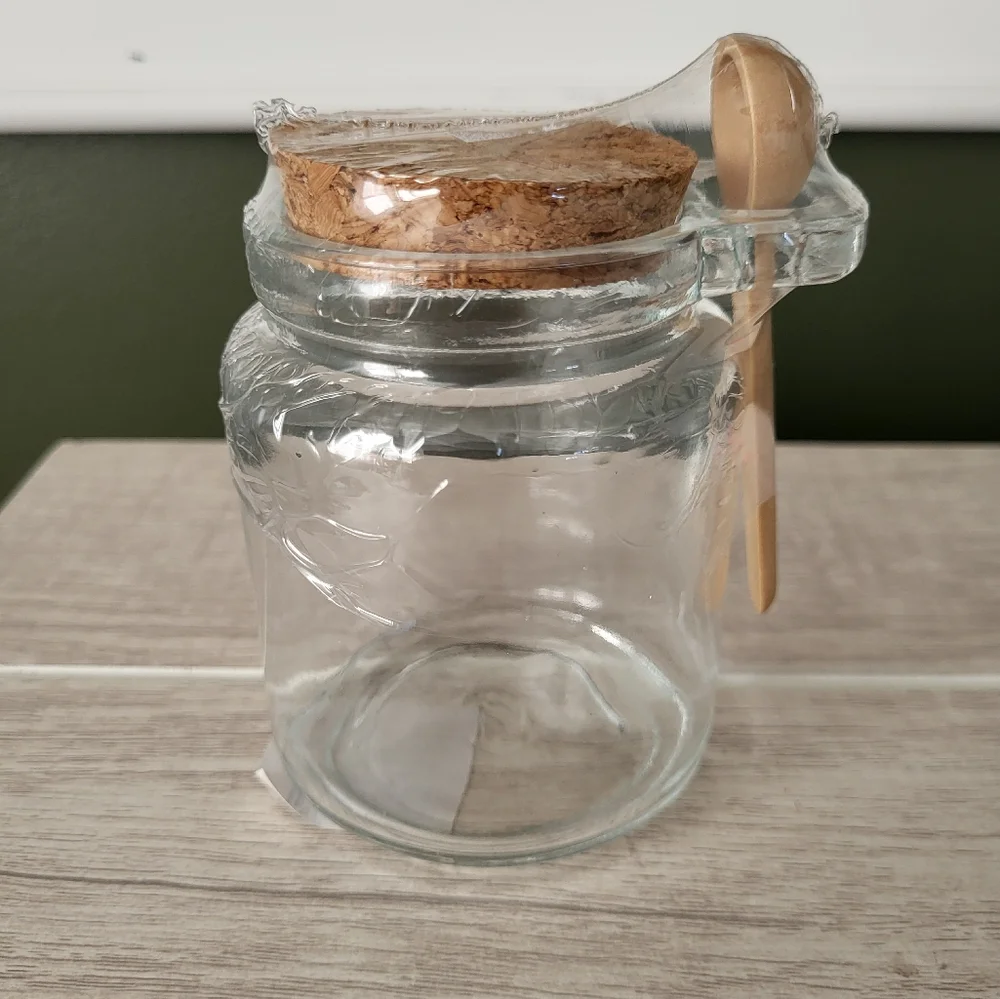 Grant Howard 51016 Round Spice Jar with Wooden Spoon 6 oz.